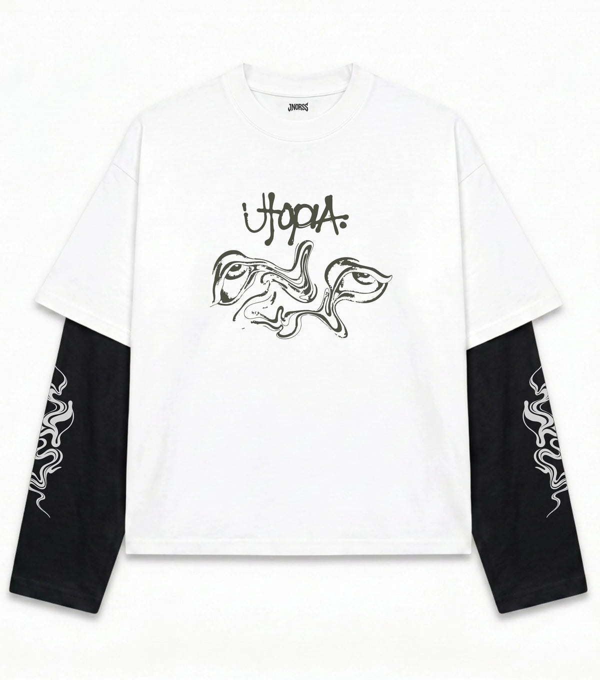 Travis Scott Utopia Chaos Doctor Sleeves Oversized T-Shirt
